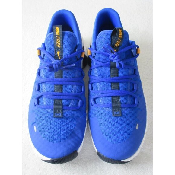 Men\'s Nike Free Metcon 5 Lifting Training Shoes Racer Blue Sundial White Sizes